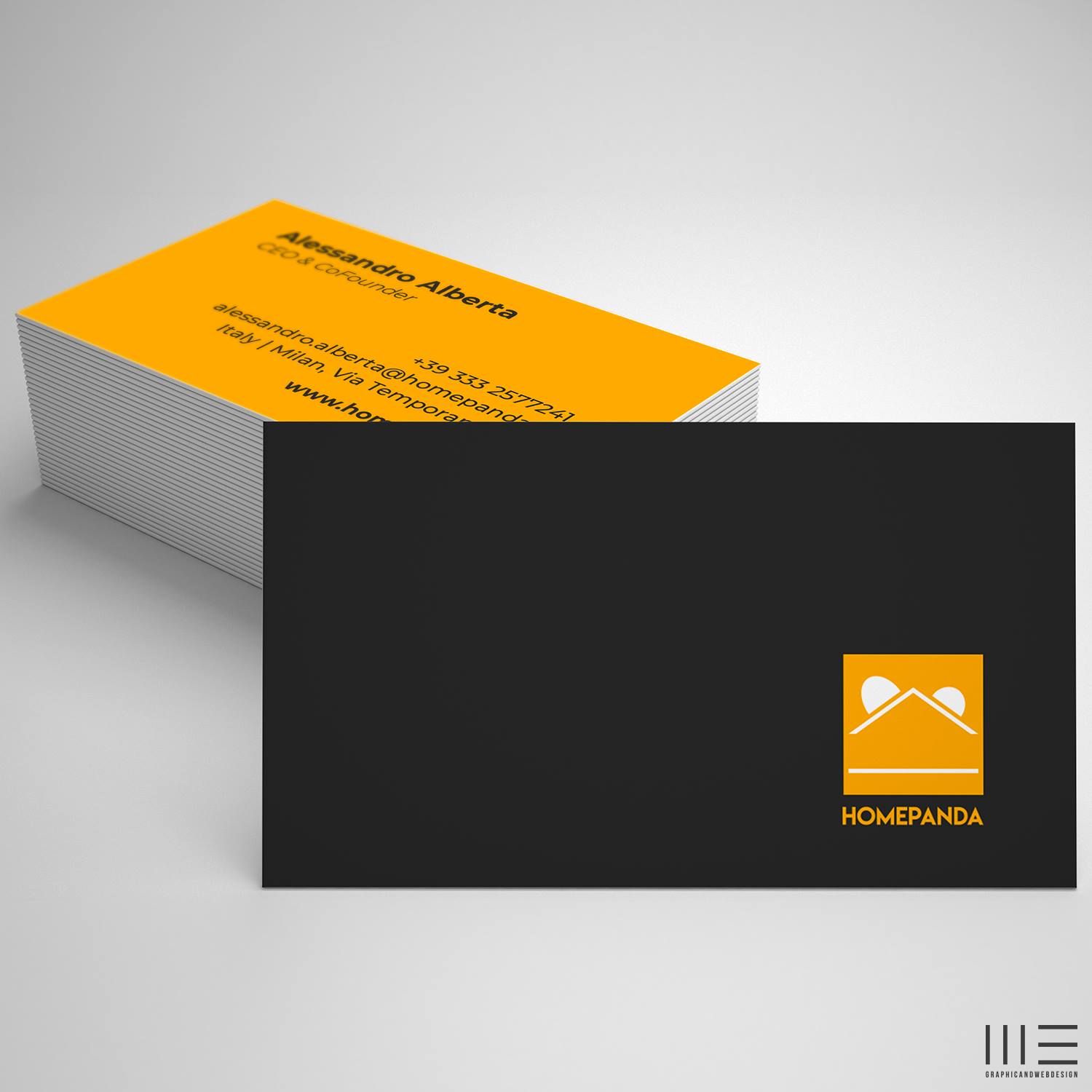 Homepanda - logo e business card
