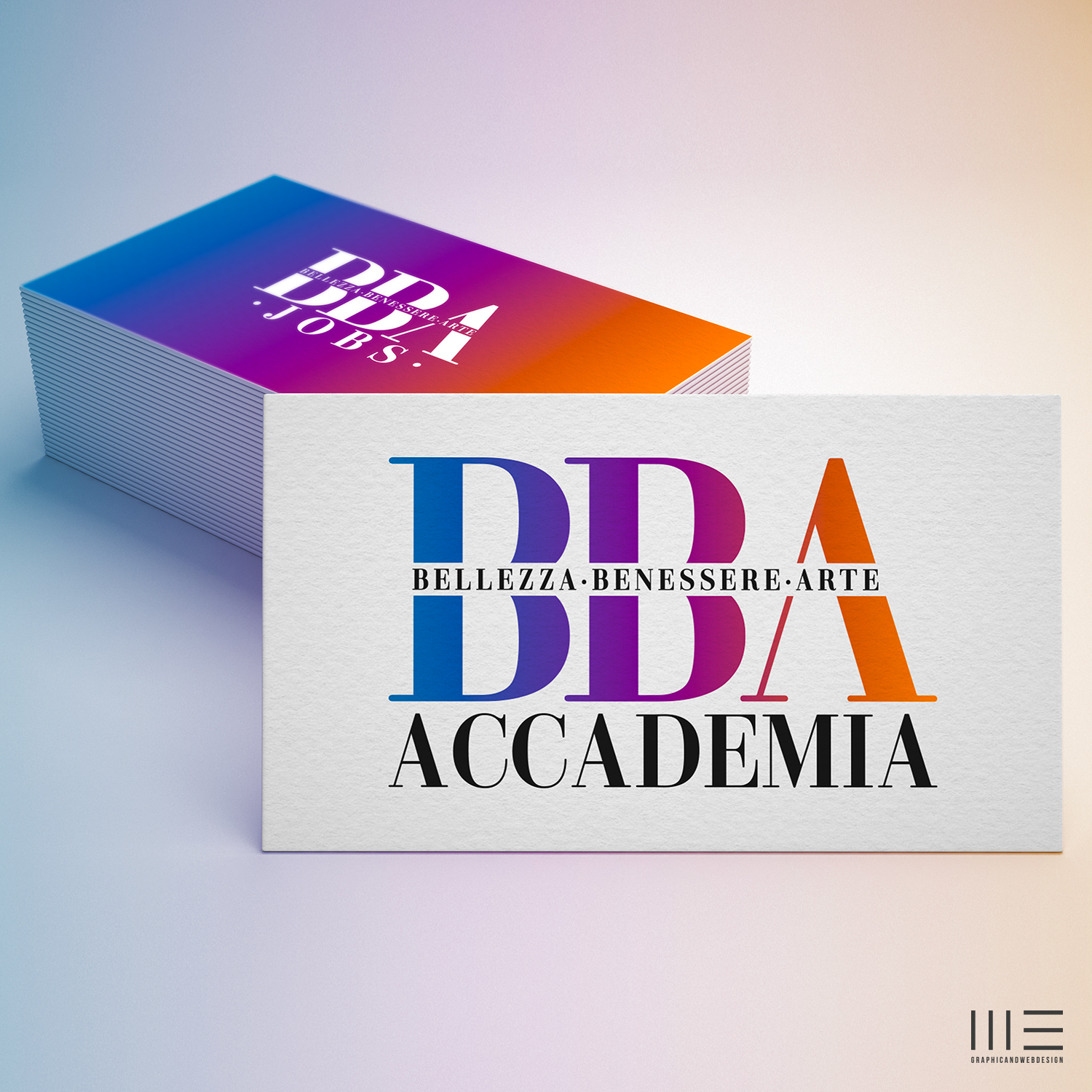 Accademia BBA - logo e biglietto da visita
