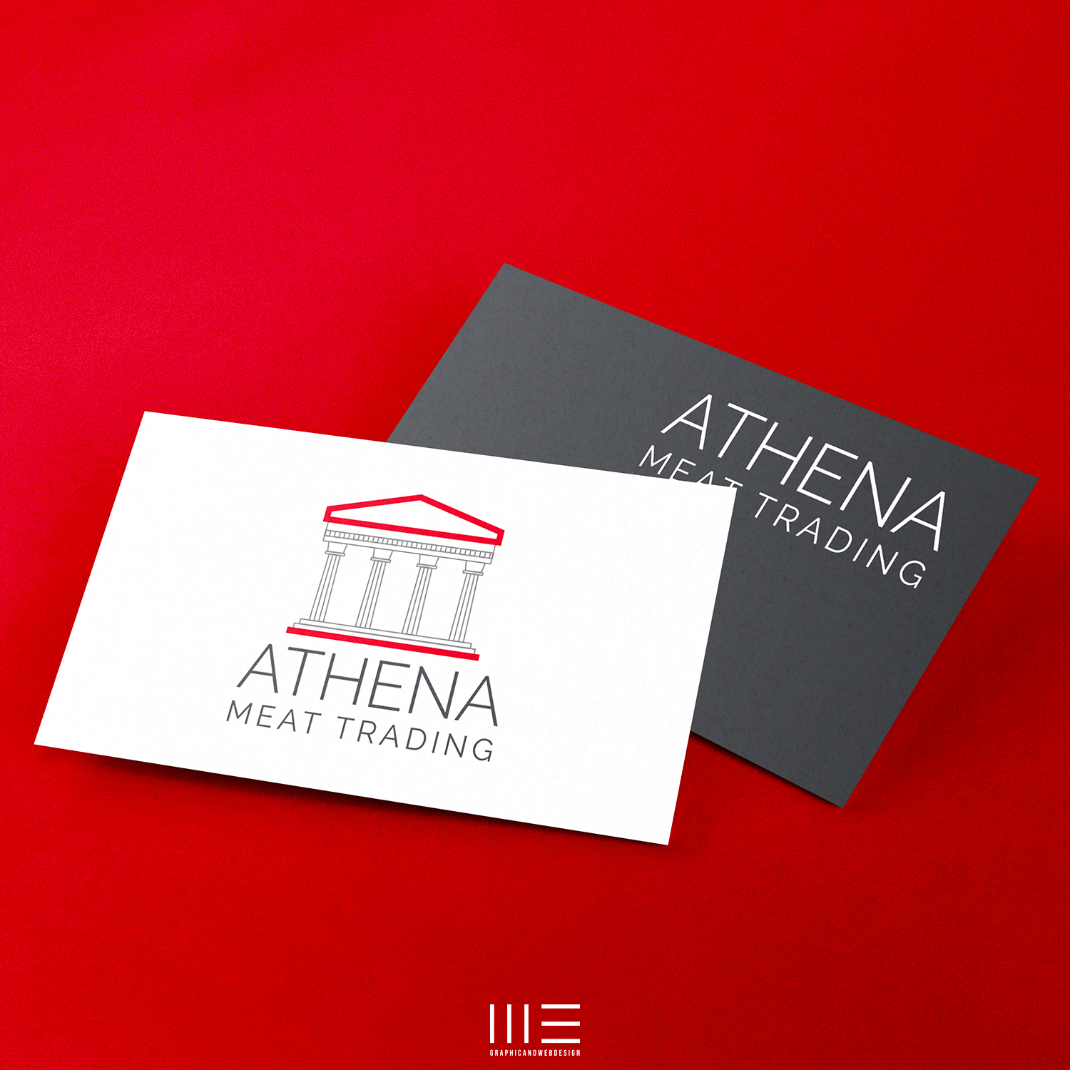 Athena Meat Trading - logo restyling