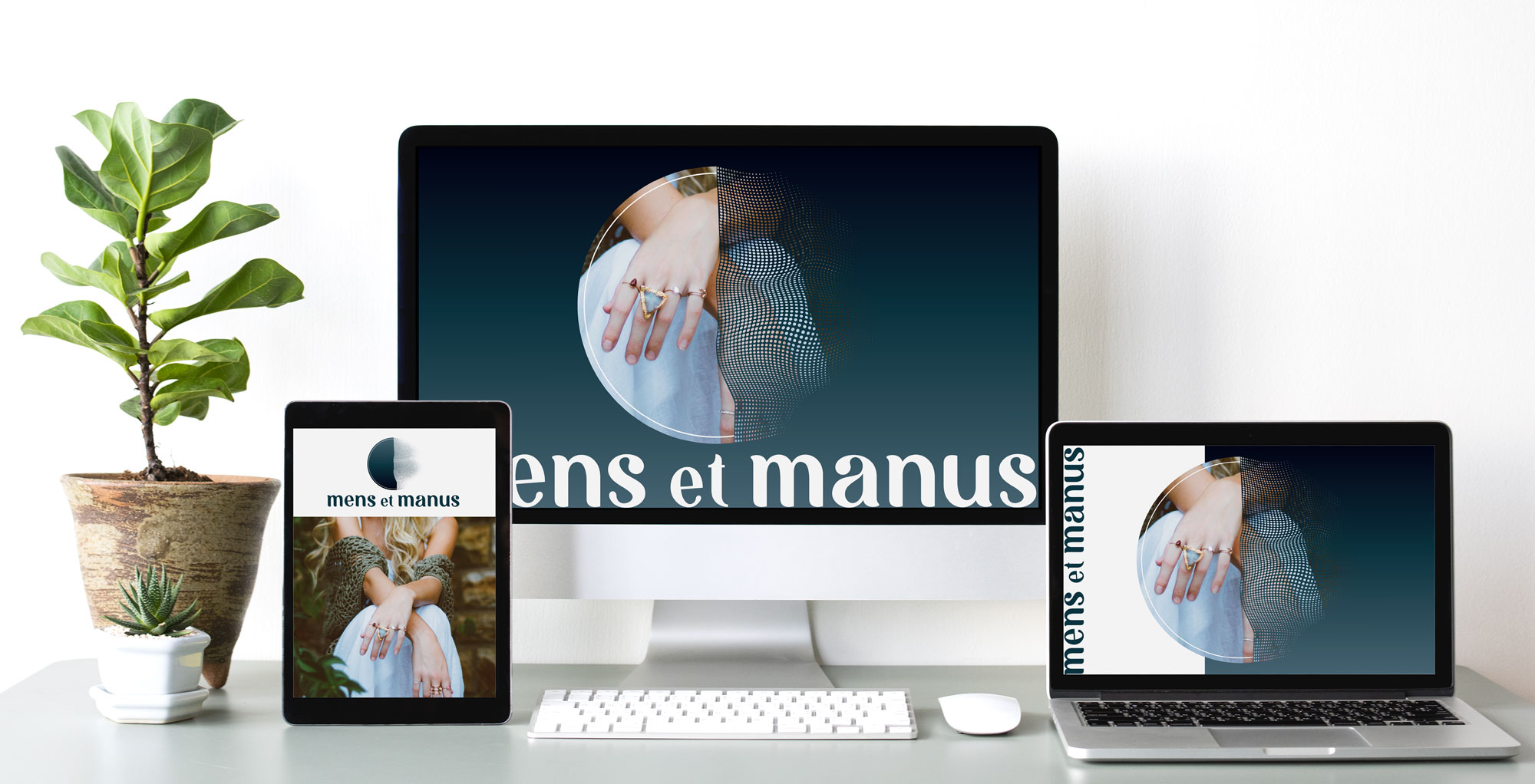 mens et manus - proposta logo e immagine coordinata