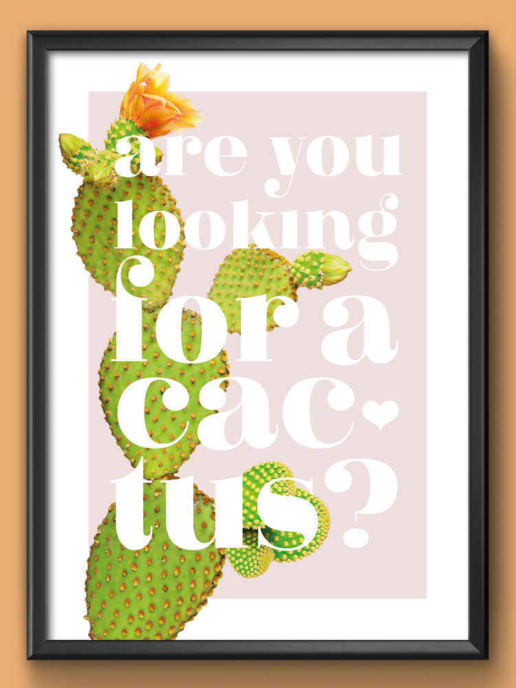 render e grafica milano poster Are you looking for a cactus?