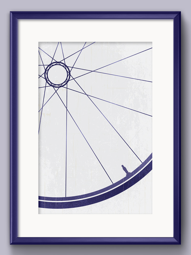 render e grafica milano poster bike