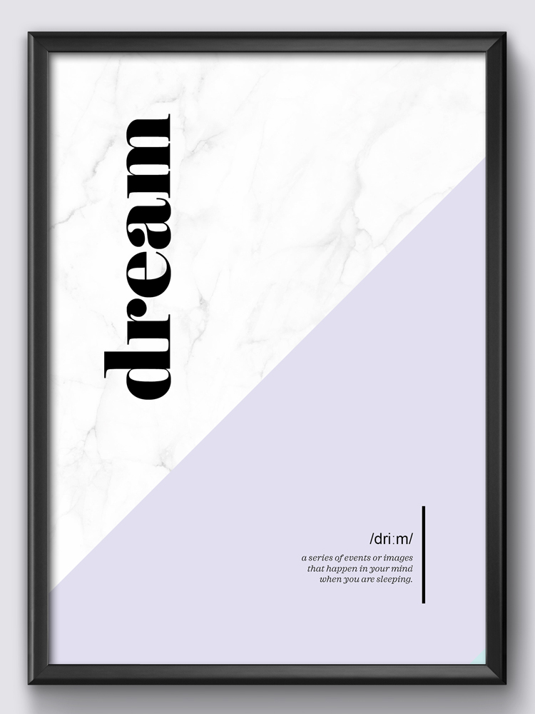 render e grafica milano poster dream