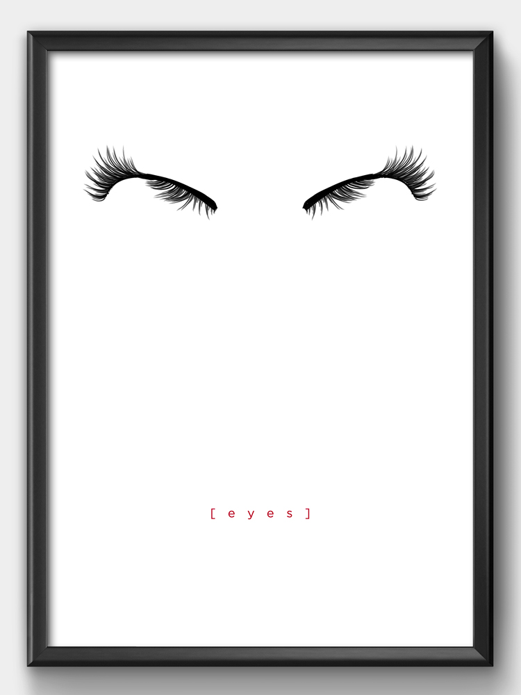 render e grafica milano poster eyes