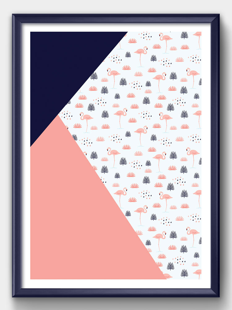 render e grafica milano poster flamingos2