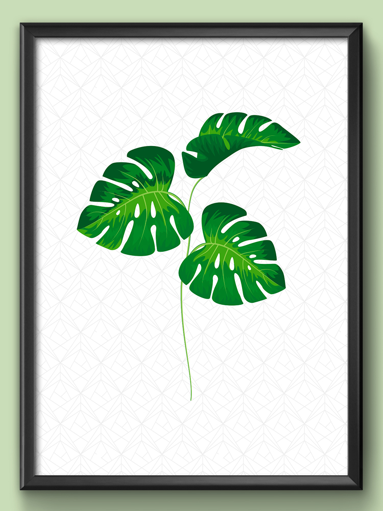 render e grafica milano poster leaf 1