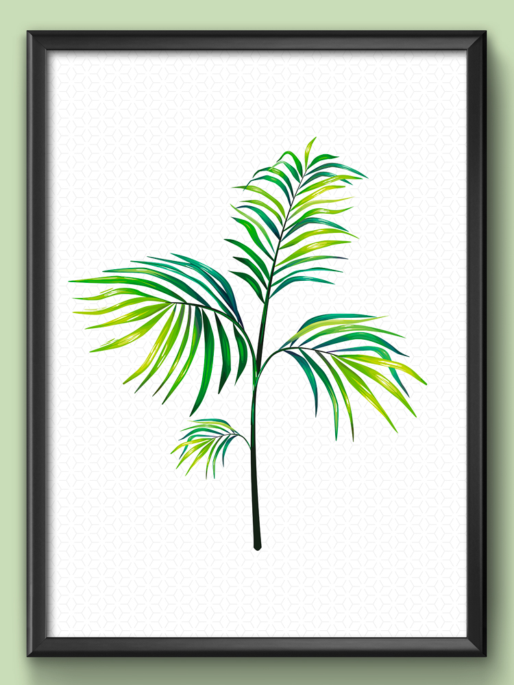 render e grafica milano poster leaf 2