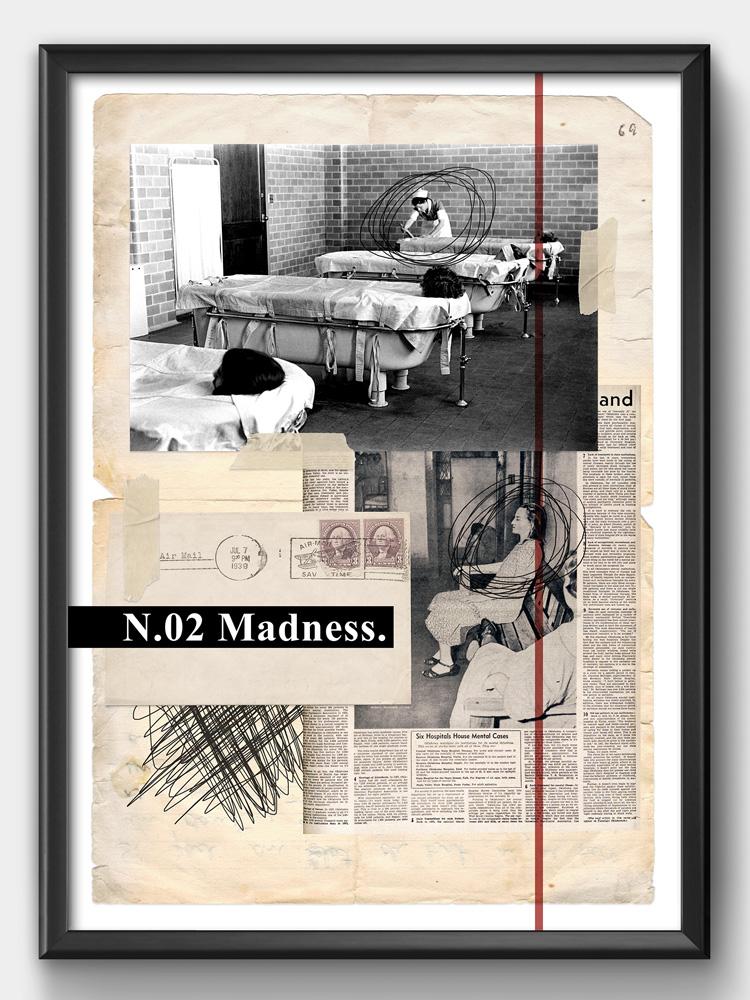 render e grafica milano poster the dark side collage madness