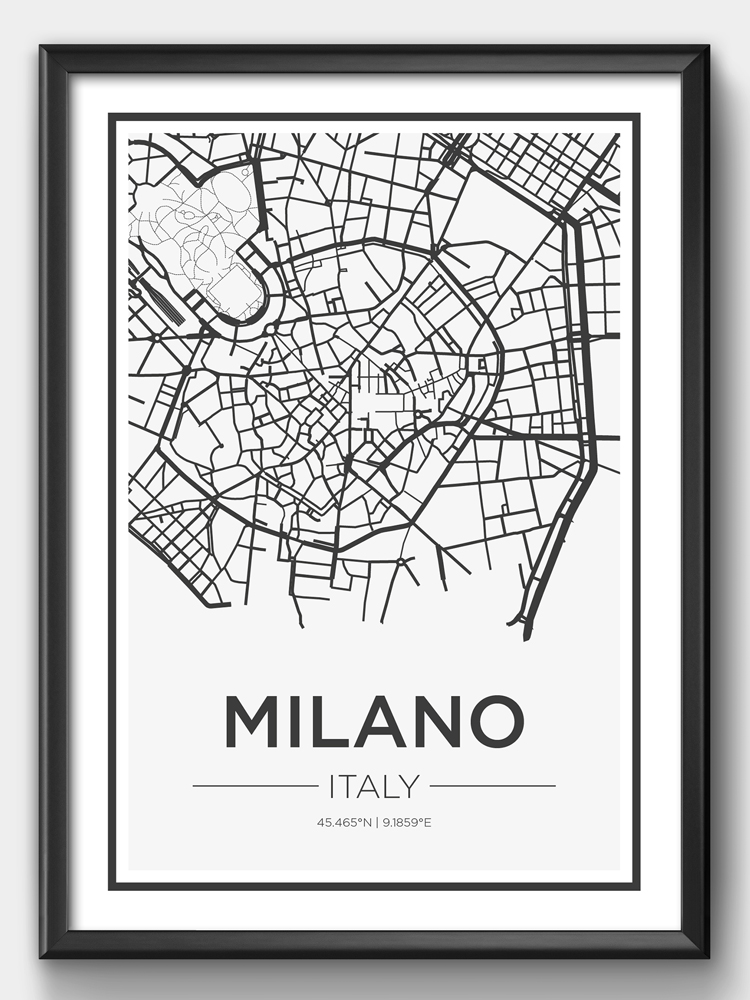 render e grafica milano poster Milano