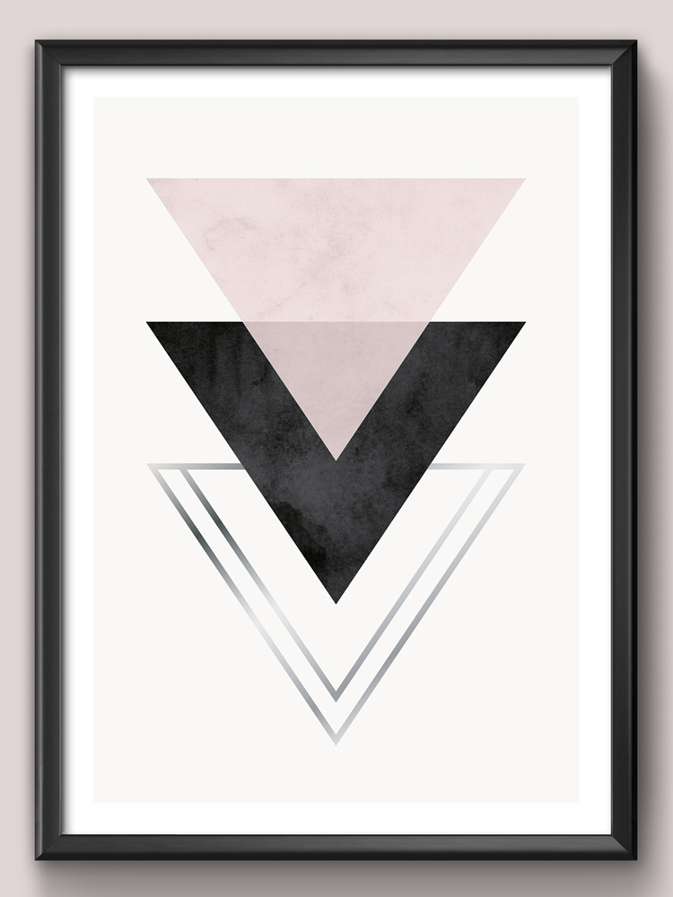 render e grafica milano poster scandinavian triangle