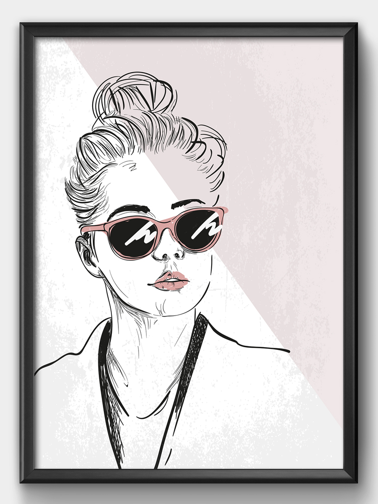 render e grafica milano poster woman 1