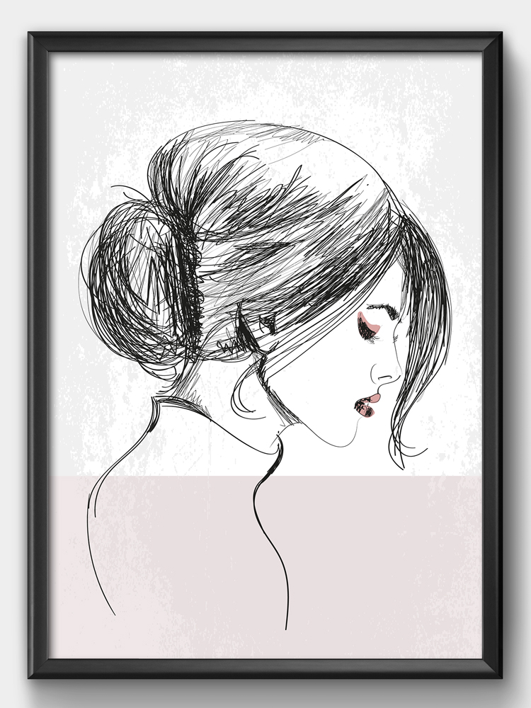 render e grafica milano poster woman 2